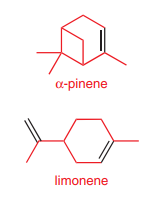 Alkenes (sometimes called olefi ns) contain C=C double bonds