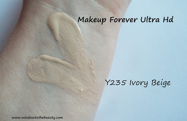 Makeup Forever ivory beige swatches