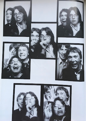 Several photos of The Jam taken in a photo booth