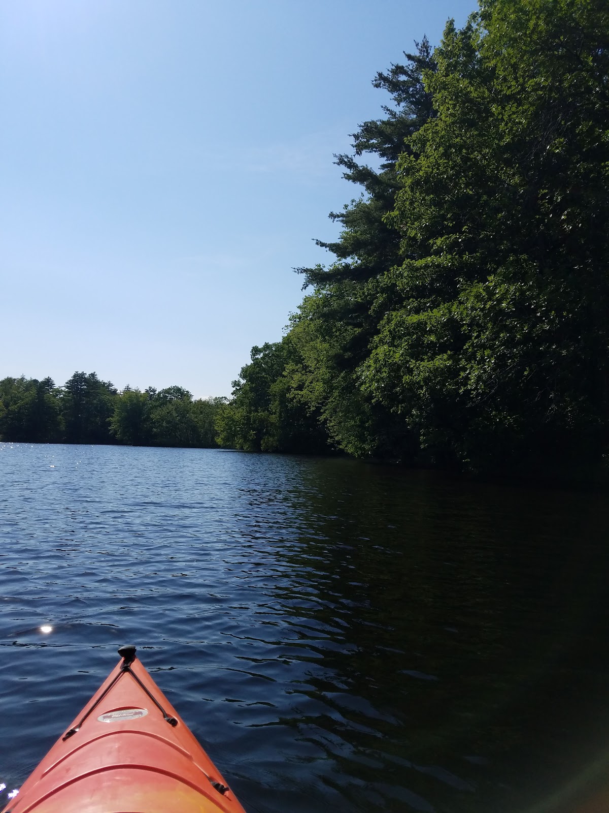 Recreational Kayaking in Maine Saco River, Standish