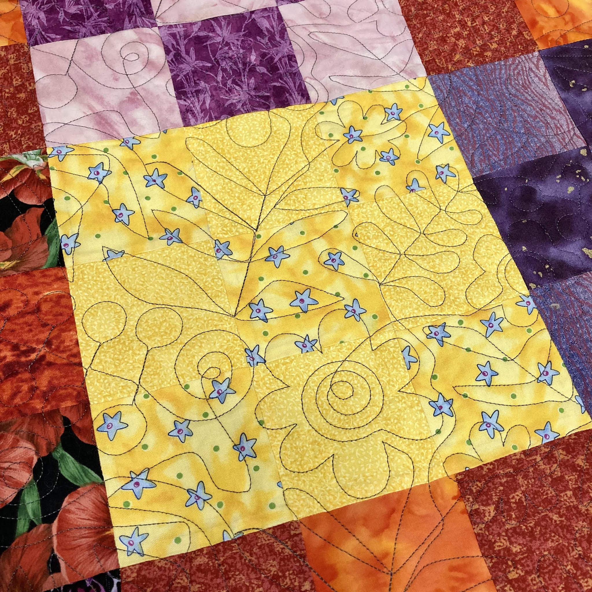 Grace and Peace Quilting: ☀️Sunny's Fun Flowers