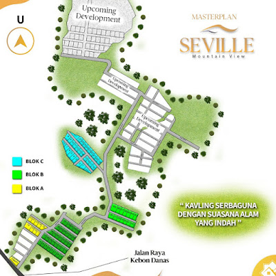 Masterplan Kavling Seville Mountain View