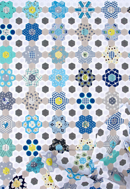 Red Pepper Quilts: B is for Blues ~ A Hexagon Quilt | Part 2