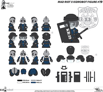 Kidrobot 19: KidRiot Vinyl Figure Concept Artwork by MAD