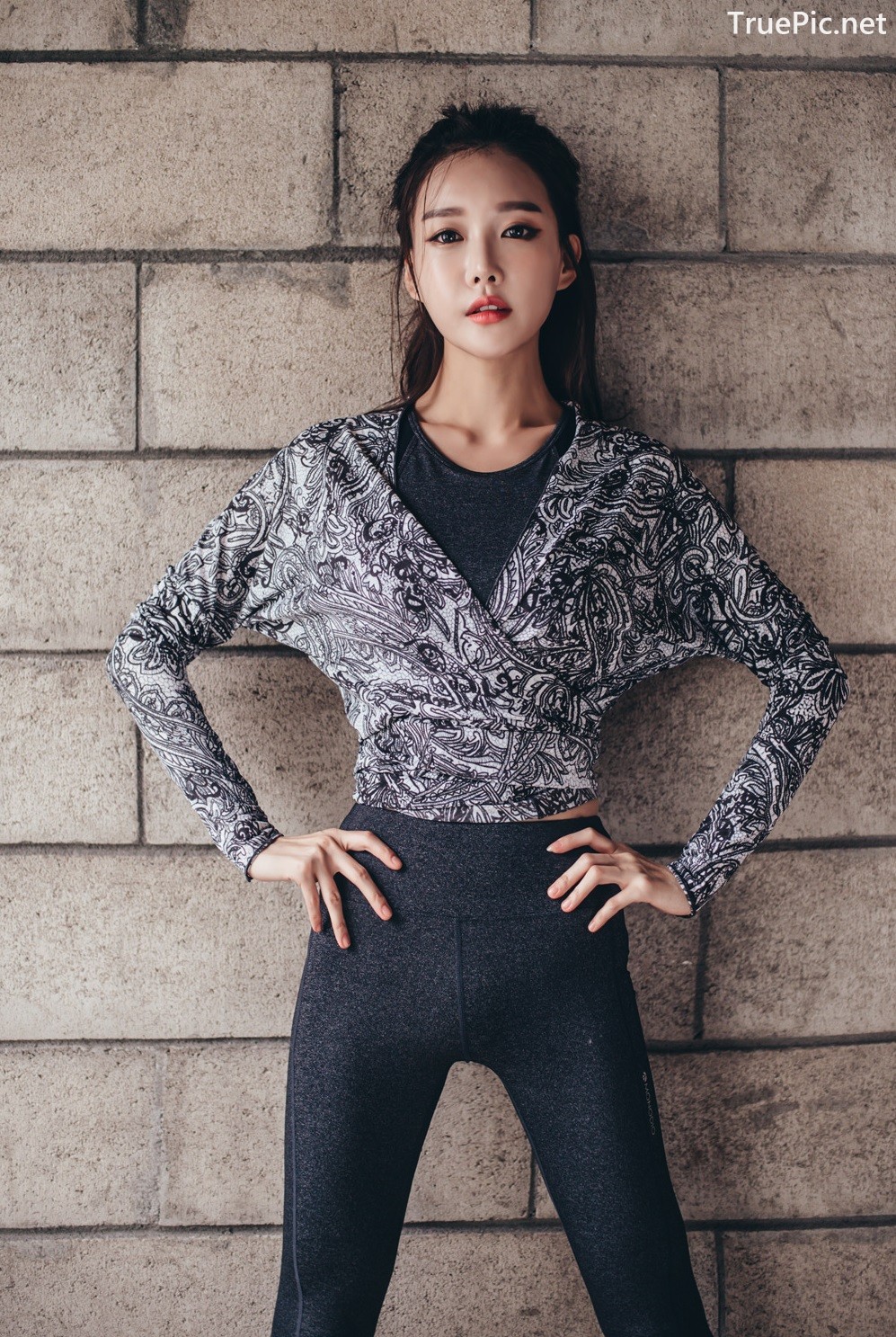 Image Korean Fashion Model - Yoon Ae Ji - Fitness Set Collection - TruePic.net - Picture-30