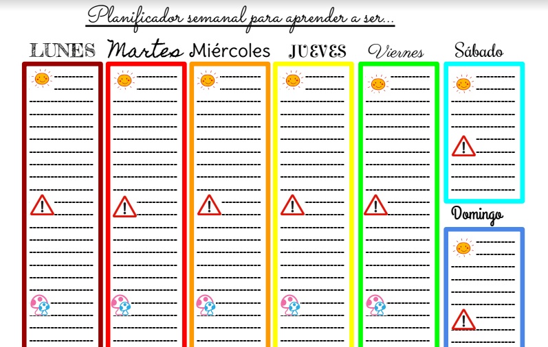 Planificador semanal