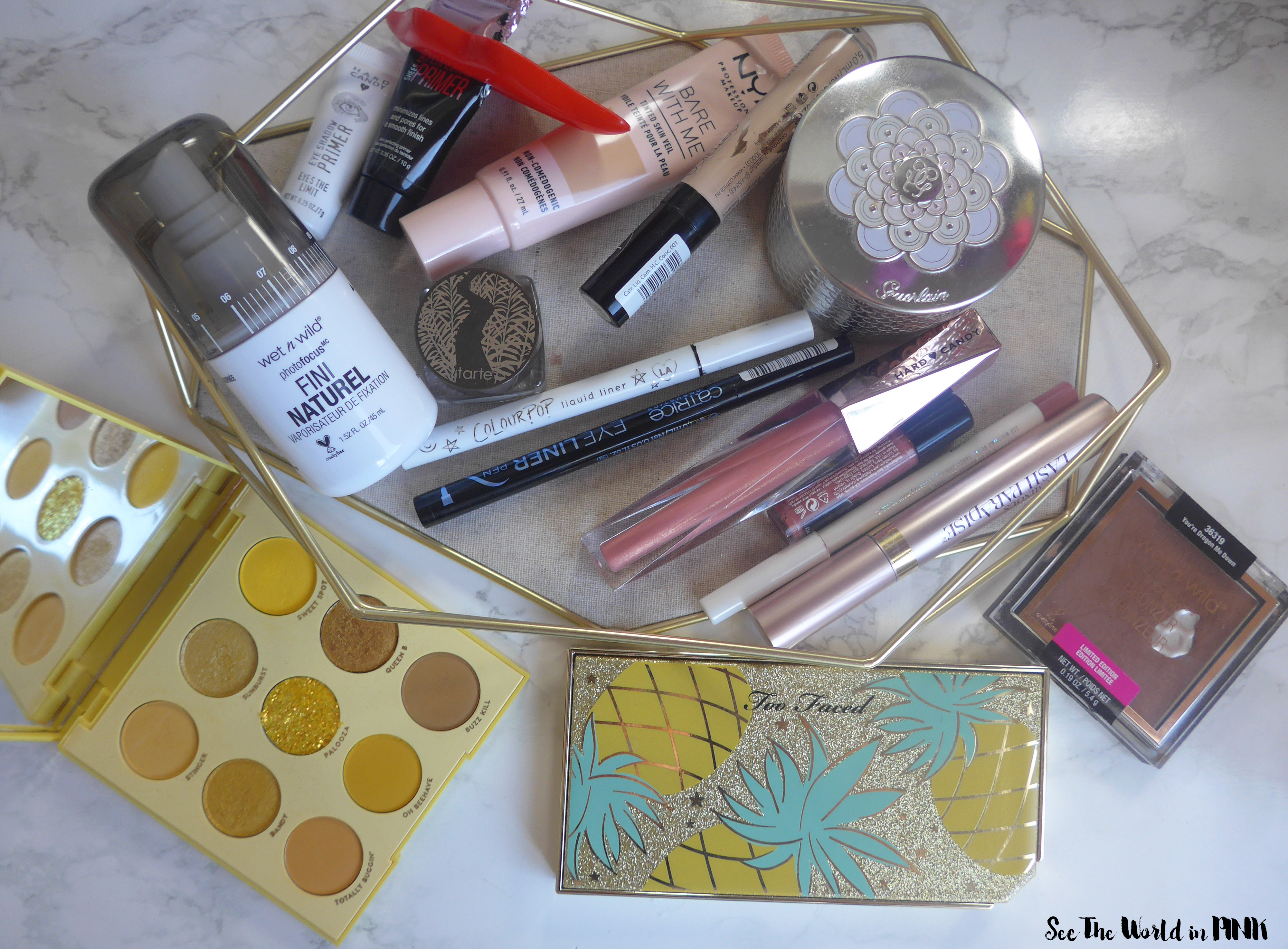 May Shop My Stash - Yellow Blush, Graphic Liner and Faux Freckles | See ...