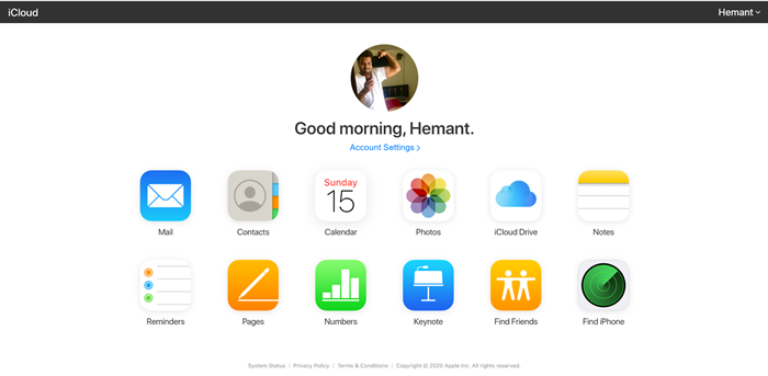 Restaure contactos, recordatorios y calendarios de iPhone a través de iCloud en una PC