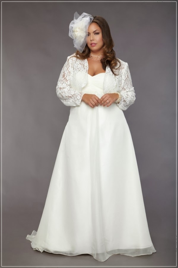 Plus Size Vintage Wedding Dress 2014 | WeddingYuki