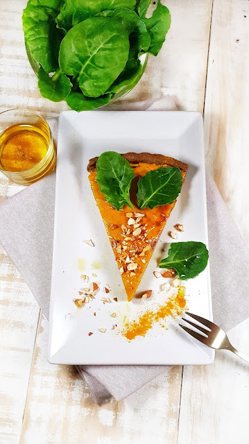 QUICHE - TARTE SALEE AUX CAROTTES ET PATATE DOUCE