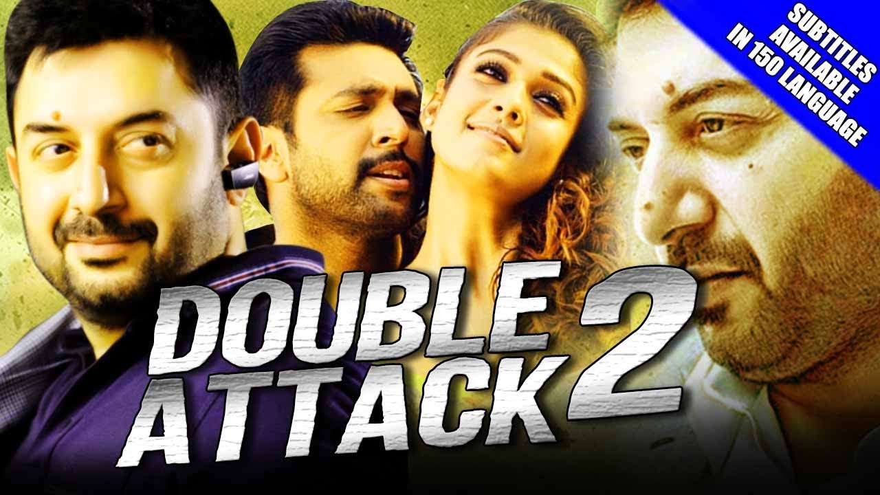 Double Attack 2 (Thani Oruvan) 2017 Full Hindi Dubbed Movie HDRip 500Mb