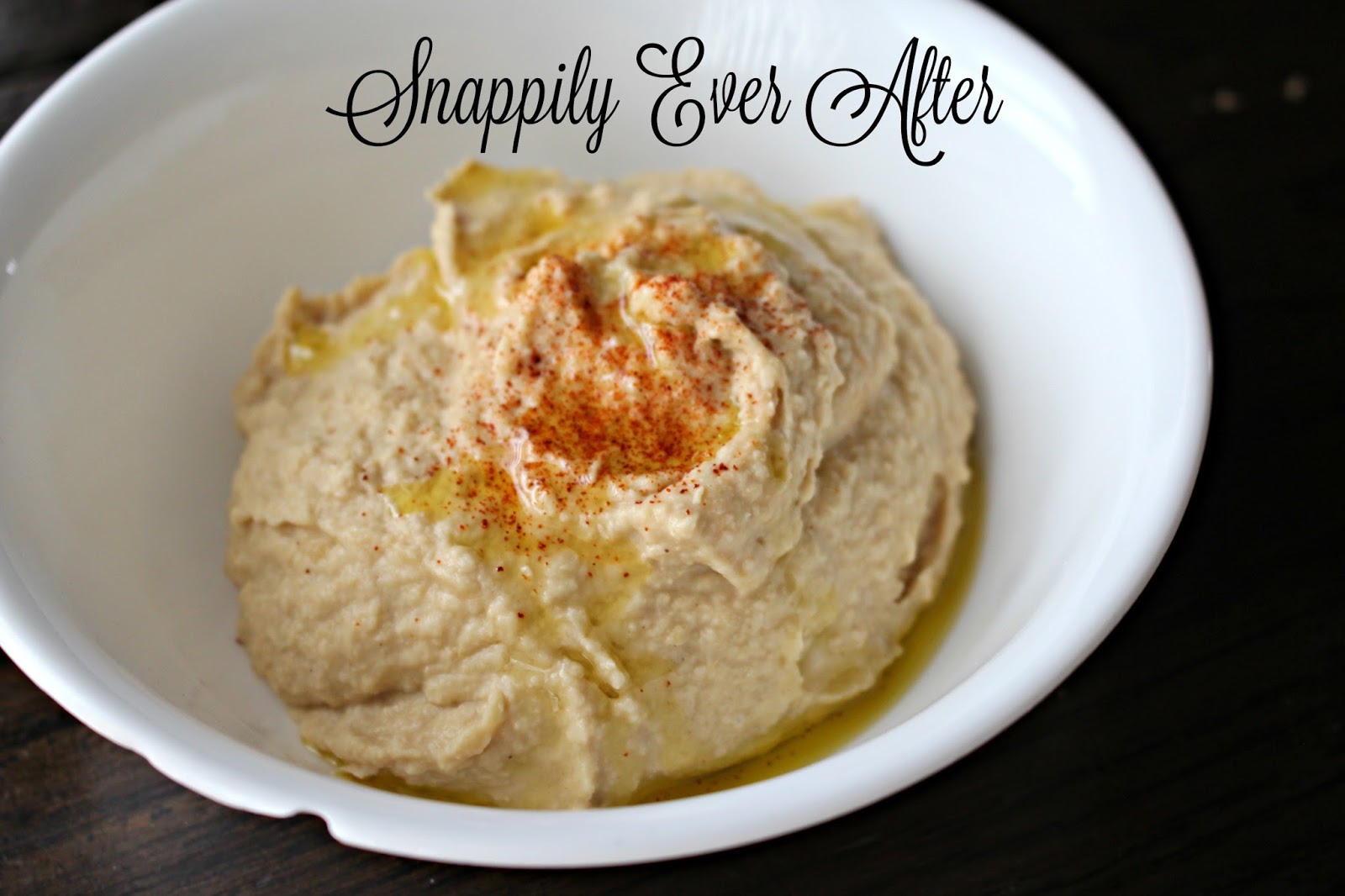 Snappily Ever After Simple Blender Hummus