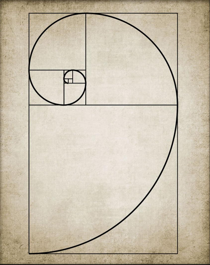 Artes com a Sequência de Fibonacci - Pintura