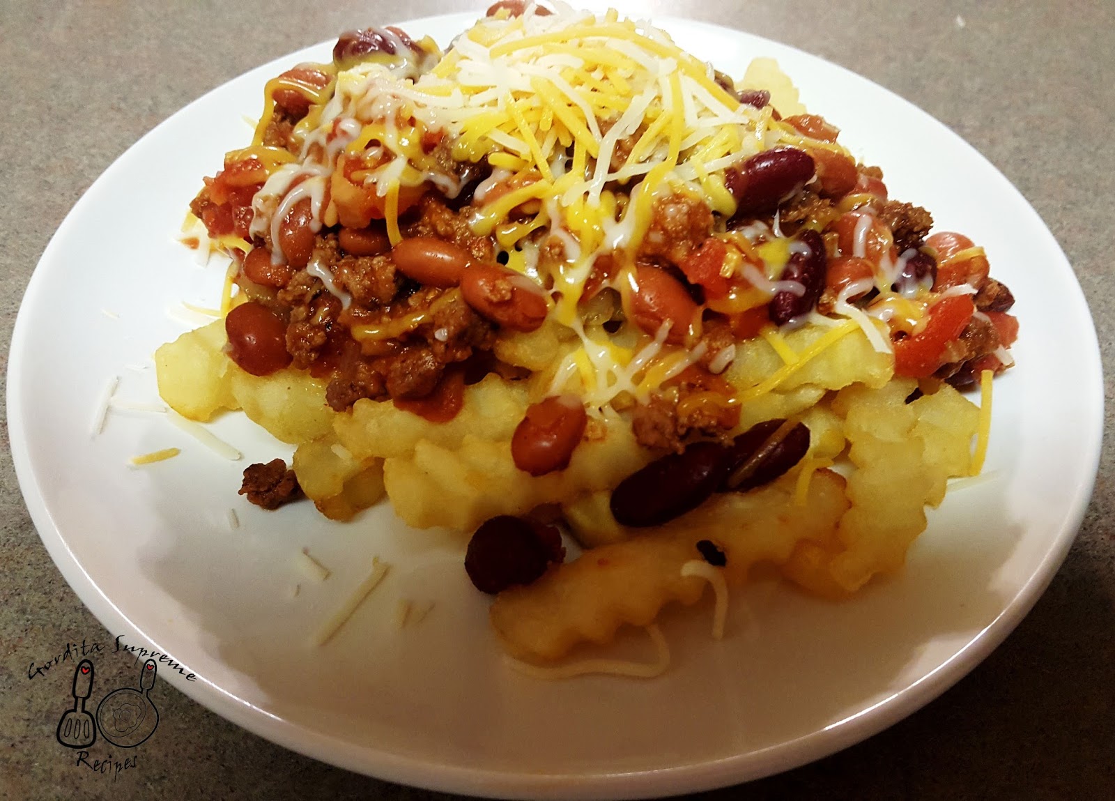 Ground beef Chili Chili Americano con carne molida Gordita Supreme