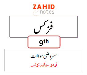 9th class physics important MCQs chapterwise 9th class physics solved mcqs complete book pdf