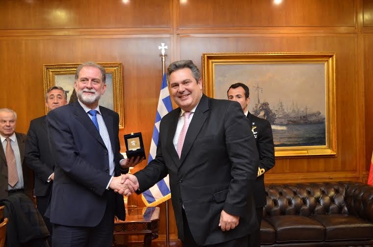 Συναντήσεις ΥΕΘΑ Πάνου Καμμένου με τον Πρέσβη της Γαλλίας στην Ελλάδα κ