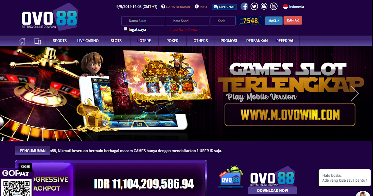 Ovo88 Agen Judi Slot Online Terbaik dan Terpercaya dengan