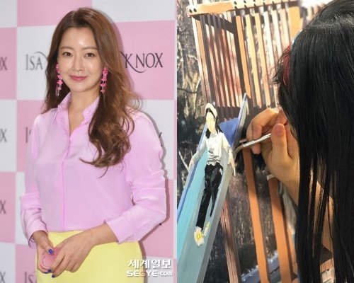 Kim Hee Sun's daughter is a child art prodigy? 