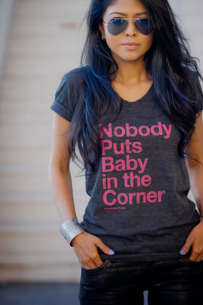 Nobody Puts Baby in the Corner Tee. 