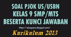 Soal Us Usbn Pjok Kelas 9 Smp Mts K 13 Beserta Kunci Jawaban Sobang 2