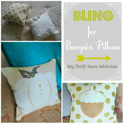 Upcycle bargain pillows