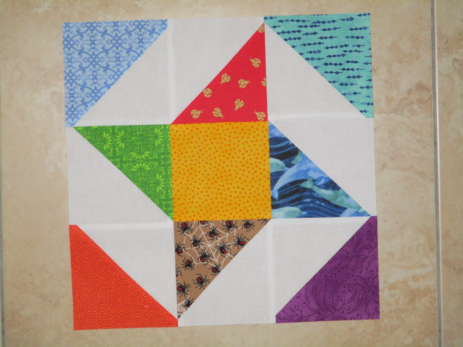 Quilting block swaps Australia April swap blocks for Kerrie Shalley