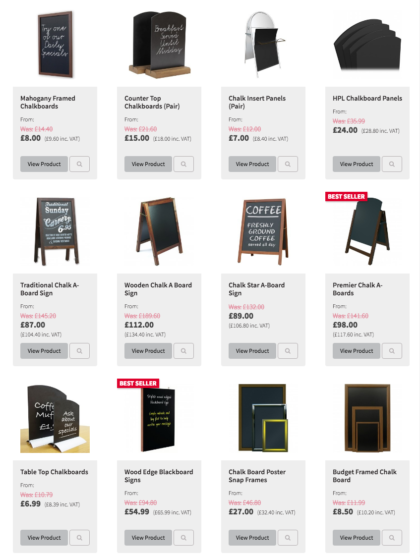 Uses and benefits of chalkboard signs