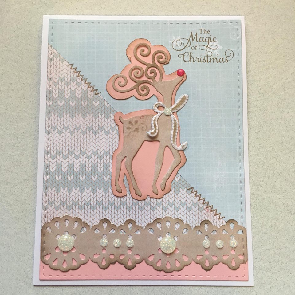 Eva's Scraps N' Cards: The Magic of Christmas Reindeer Card