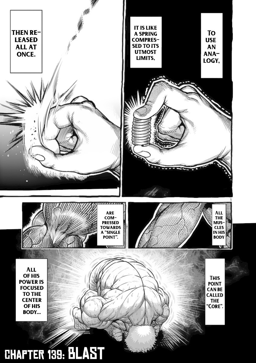 Kengan Ashura Manga Chapter 139 Blast