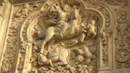 escultura santiago matamoros león guzmanes