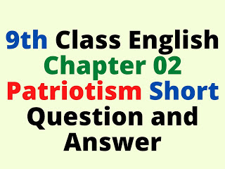 9th English notes patriotism