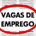 ESTÃO EM ABERTO 31 VAGAS DE EMPREGO EM OURINHOS