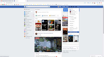 Cara Mode Gelap Facebook di PC atau Laptop
