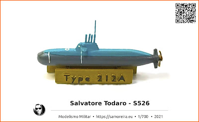 Submarino de ataque (SSK) U212 - S526 Salvatore Todaro