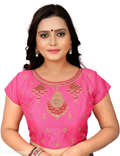 🌹Pink Ready made Blouse:₹Variable/- free COD whatsapp+919199626046
