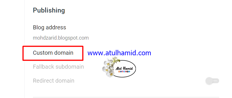 Cara pasang domain di blogspot dengan mudah