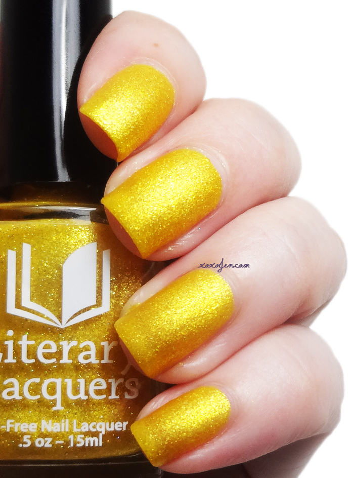xoxoJen's swatch of Literary Lacquers Curious Yellow