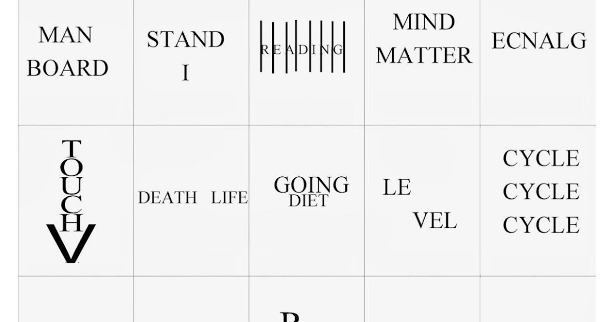 25 Rebus Brain Teasers | Answer | MAN BOARD | PAS | ECNALG - Forward