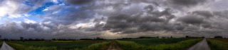 Panorama Wetterfotografie Naturfotografie Lippeaue