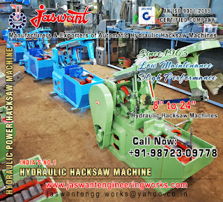 Hacksaw Machinery manufacturers in India Punjab http://www.jaswantengineeringworks.com +91-9872309778