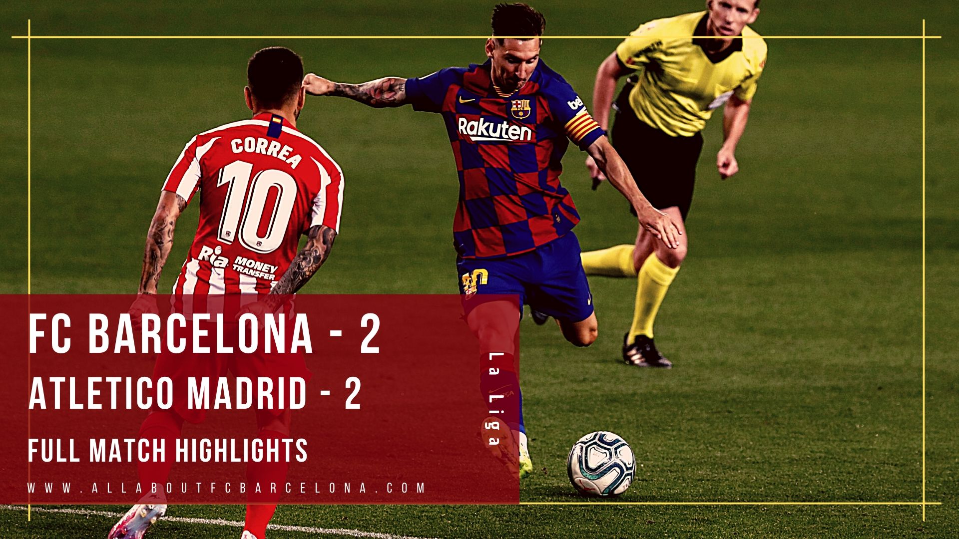FC Barcelona Atletico Madrid Highlights | - 2, Atletico Madrid - 2