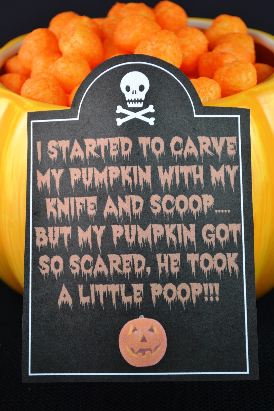 Sweetology Pumpkin Poop!! Easy Halloween Treat + Printables