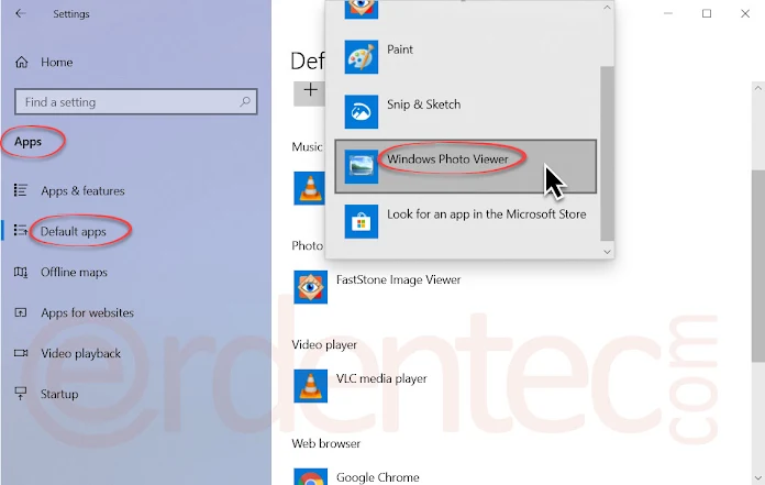 Make Windows Photo Viewer as Default