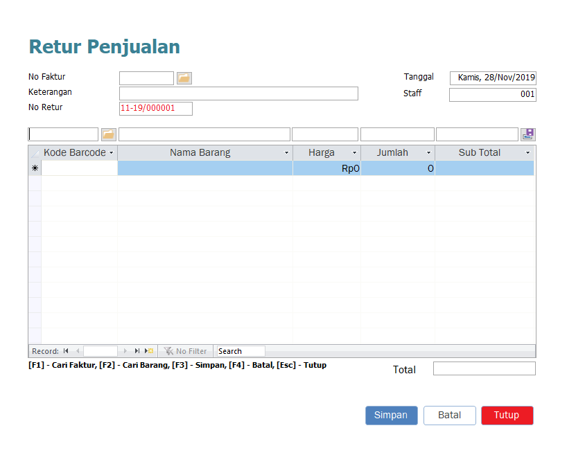 APLIKASI SOFTWARE PROGRAM KASIR GRATIS