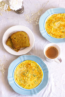 eggless omelette made with chickpea flour