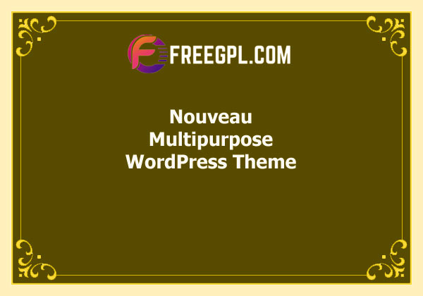 Nouveau – Multipurpose WordPress Theme Free Download