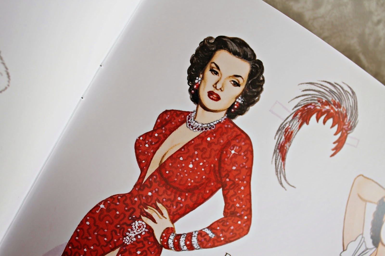 Glamorous Movie Stars of the 1950s paper dolls by Tom Tierney from Dover Publications
