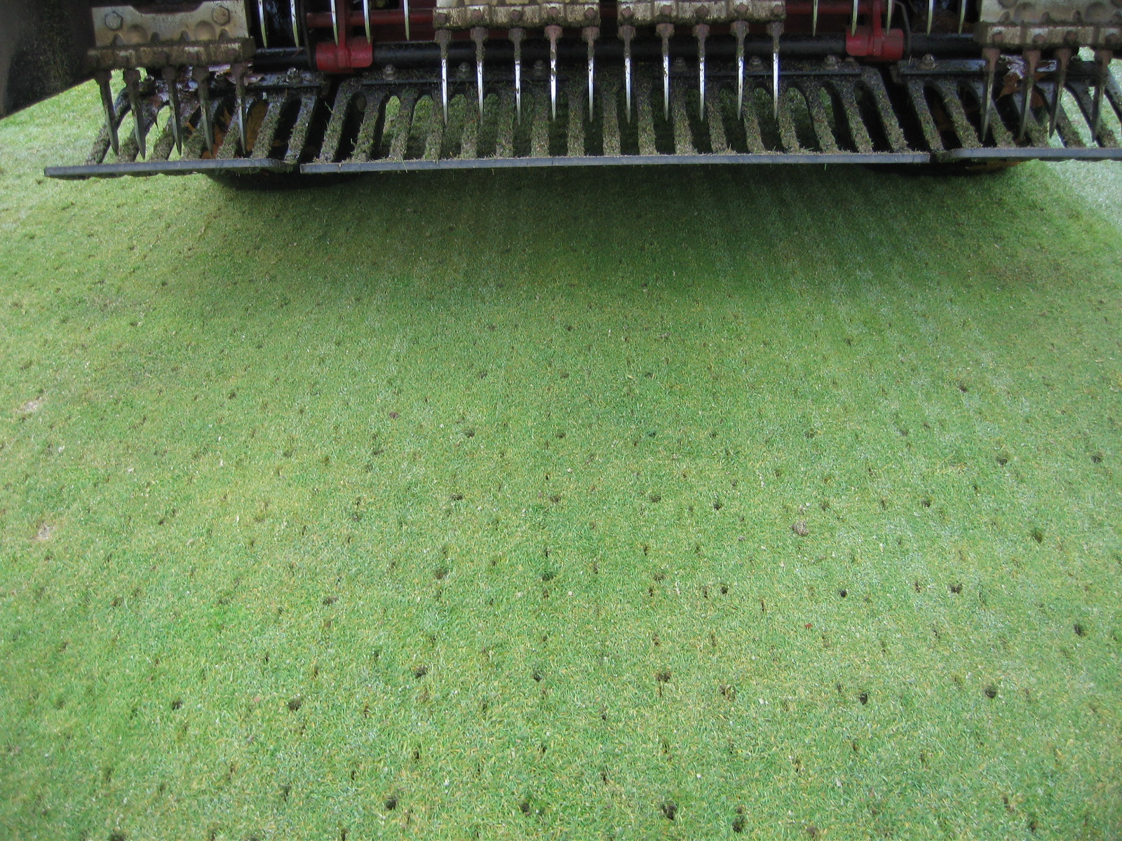 Madison Golf Club Maintenance Blog: Deep Tine Aeration