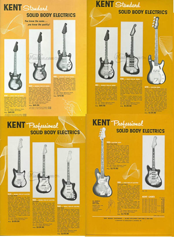 The Unique Guitar Blog 1960's Kent Guitars
