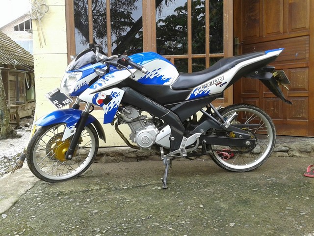 Modifikasi Vixion Pelek Jari Jari - Gambar Kehidupan